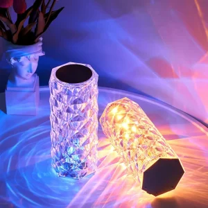 Buy Rose Crystal Diamond Table Lamp Online at Best Price in Pakistan – Cash on Delivery