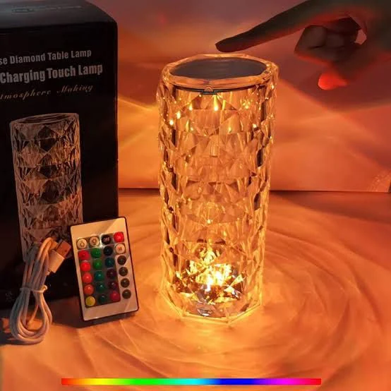 Buy Rose Crystal Diamond Table Lamp Online at Best Price in Pakistan – Cash on Delivery