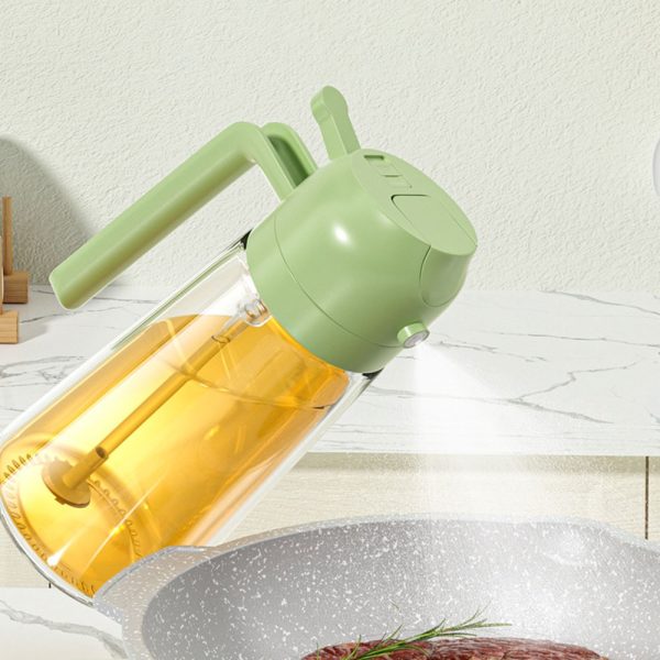 2 in 1 Oil Sprayer Bottle for Cooking – Refillable Olive Oil Dispenser & Spray Bottle for Air Fryer, Cash on Delivery