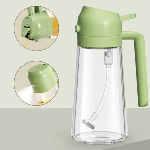 2 in 1 Oil Sprayer Bottle for Cooking – Refillable Olive Oil Dispenser & Spray Bottle for Air Fryer, Cash on Delivery