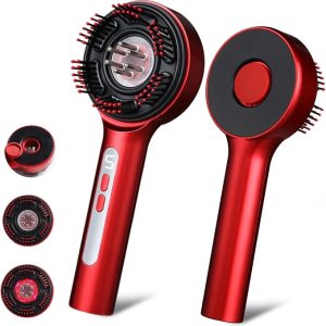 3-in-1 Electric Scalp Massager Hair Oil Applicator | Waterproof Hair Growth Scalp Brush | USB Rechargeable