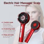 3-in-1 Electric Scalp Massager Hair Oil Applicator | Waterproof Hair Growth Scalp Brush | USB Rechargeable