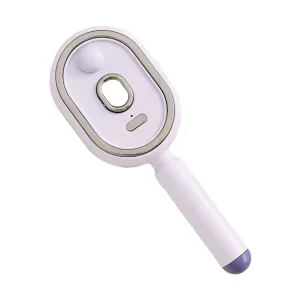 Nano mist hair brush spraying fine mist